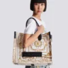 B-Army Medium tote bag i tryckt canvas