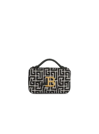 B-Buzz mini-väska i jacquard med monogram