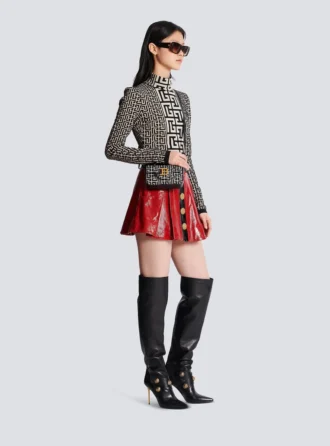B-Buzz mini-väska i jacquard med monogram