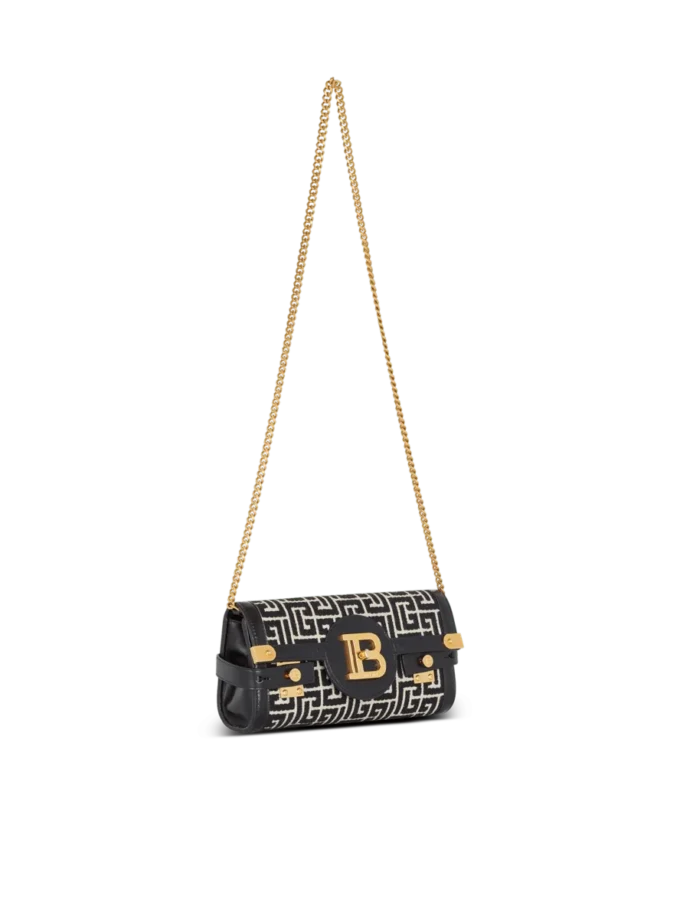 B-Buzz Pouch 23 i monogrammerad jacquardcanvas och läder B-Buzz Pouch 23 i monogrammerad jacquardcanvas och läder