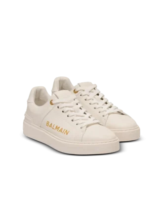 B-Court sneakers i kalvskinn med tryck