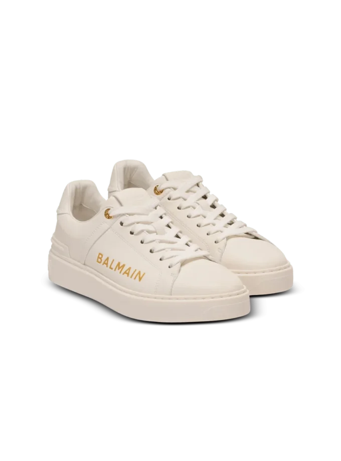 B-Court sneakers i kalvskinn med tryck B-Court sneakers i kalvskinn med tryck