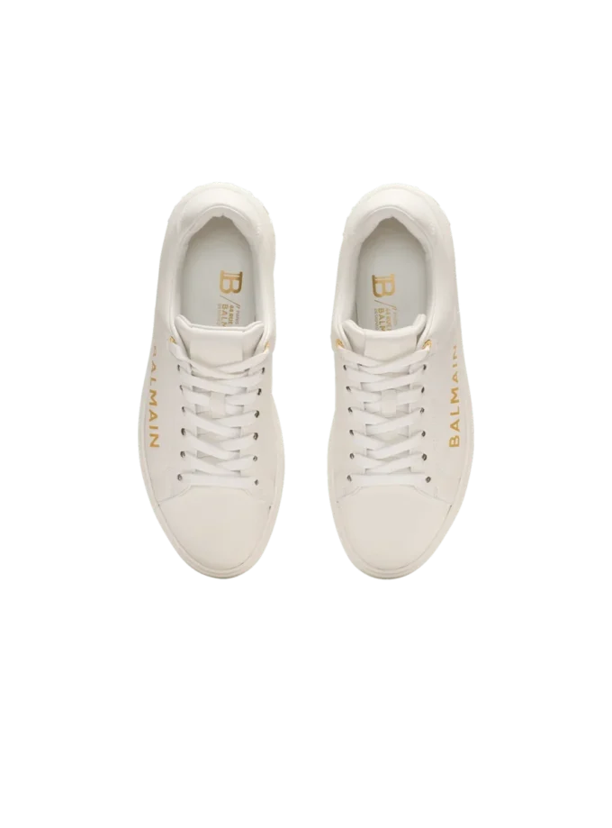B-Court sneakers i kalvskinn med tryck B-Court sneakers i kalvskinn med tryck