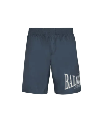 Badshorts med Balmain College-logotyp