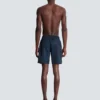 Badshorts med Balmain College-logotyp