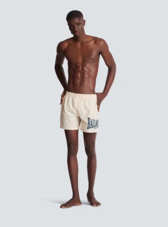 Badshorts med tryck