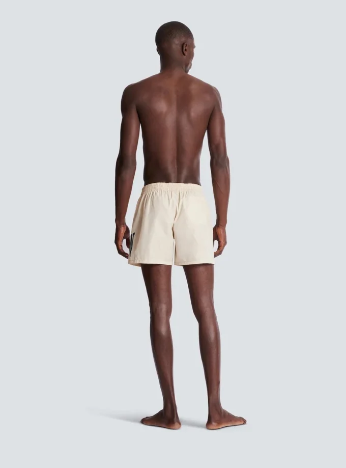 Badshorts med tryck