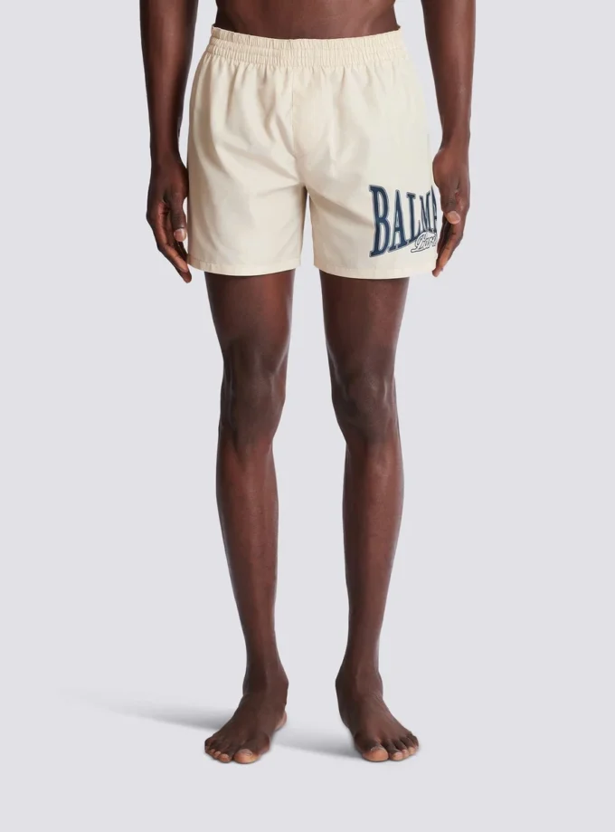 Badshorts med tryck