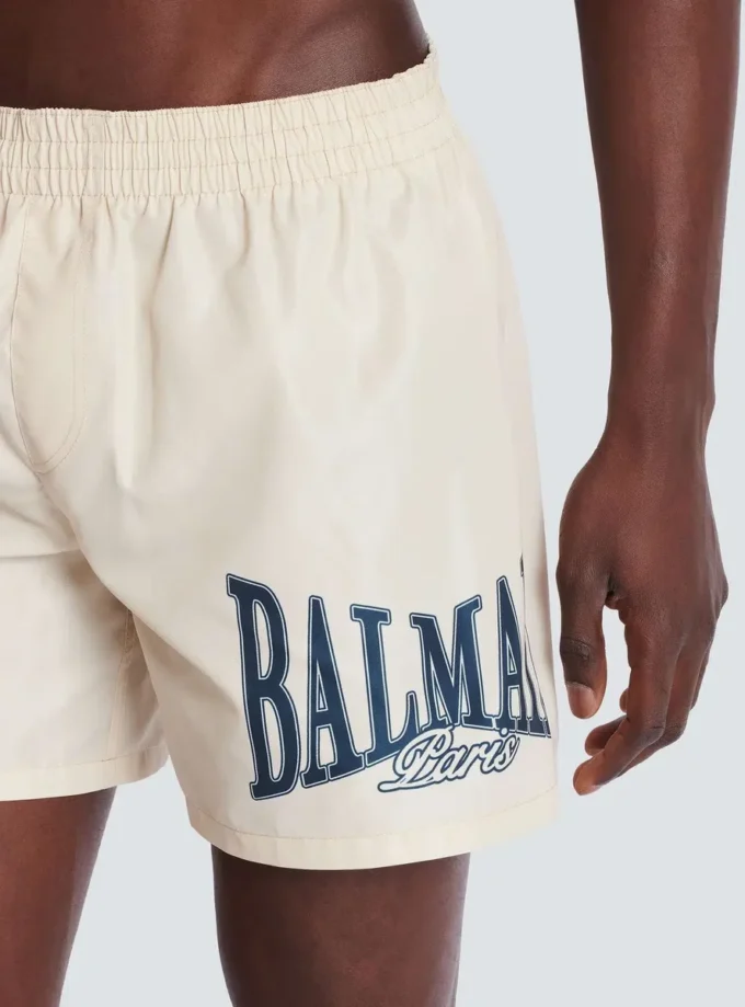 Badshorts med tryck
