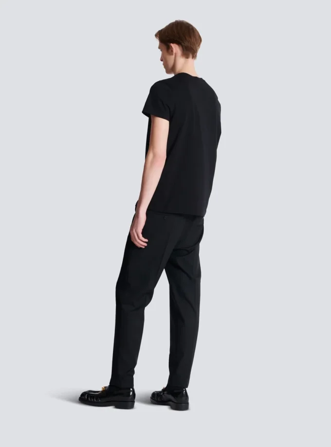 Balmain Chaînes Logo-tryckt T-shirt