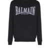 Balmain College jacquardstickad tröja