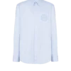 Balmain Écusson-broderad bomullsskjorta Balmain Écusson-broderad bomullsskjorta
