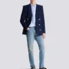 Balmain Écusson-broderad bomullsskjorta Balmain Écusson-broderad bomullsskjorta