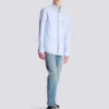 Balmain Écusson-broderad bomullsskjorta Balmain Écusson-broderad bomullsskjorta