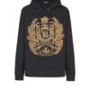 Balmain Écusson broderad hoodie