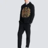 Balmain Écusson broderad hoodie