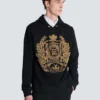 Balmain Écusson broderad hoodie