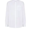 Balmain Écusson broderad poplinskjorta Balmain Écusson broderad poplinskjorta