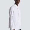 Balmain Écusson broderad poplinskjorta Balmain Écusson broderad poplinskjorta