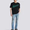 Balmain Lettre flockad T-shirt