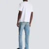 Balmain Lettre flockad T-shirt