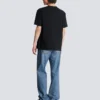 Balmain Lettre flockad T-shirt