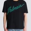 Balmain Lettre flockad T-shirt