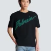 Balmain Lettre flockad T-shirt