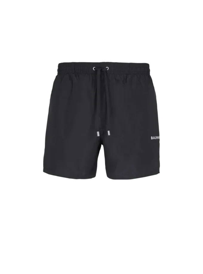 Balmain-logotyp badshorts Balmain-logotyp badshorts