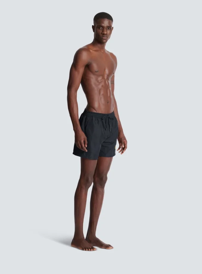 Balmain-logotyp badshorts Balmain-logotyp badshorts