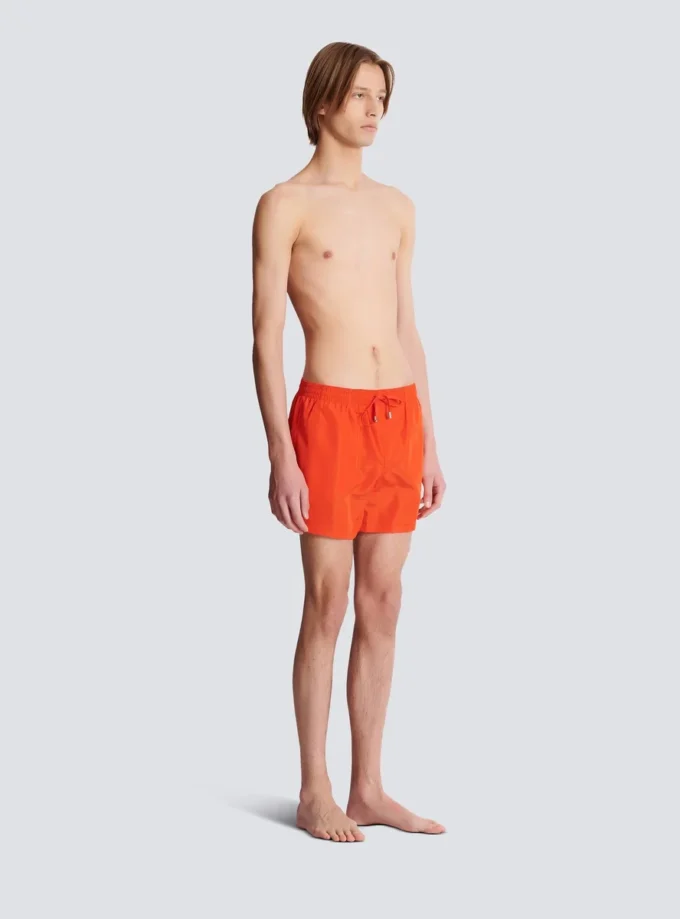 Balmain-logotyp badshorts Balmain-logotyp badshorts