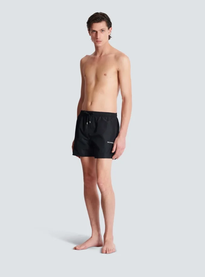 Balmain-logotyp badshorts Balmain-logotyp badshorts