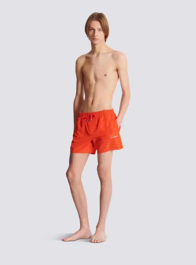 Balmain-logotyp badshorts Balmain-logotyp badshorts