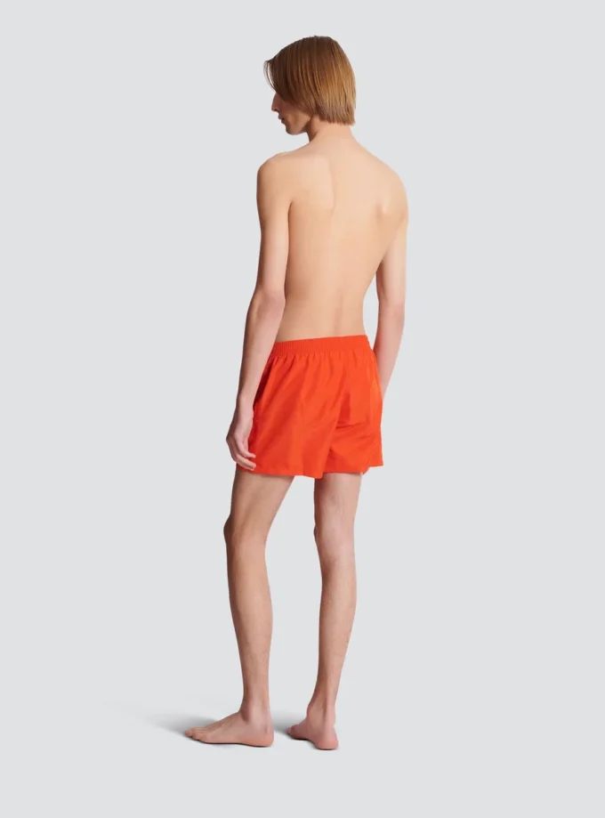 Balmain-logotyp badshorts Balmain-logotyp badshorts