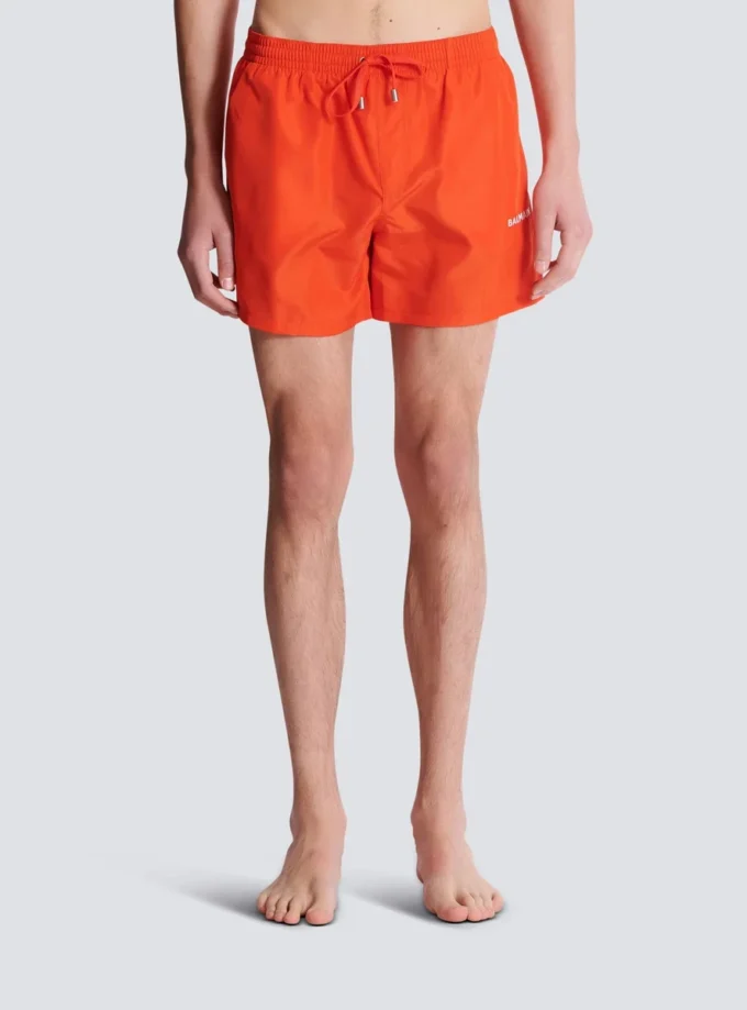 Balmain-logotyp badshorts Balmain-logotyp badshorts