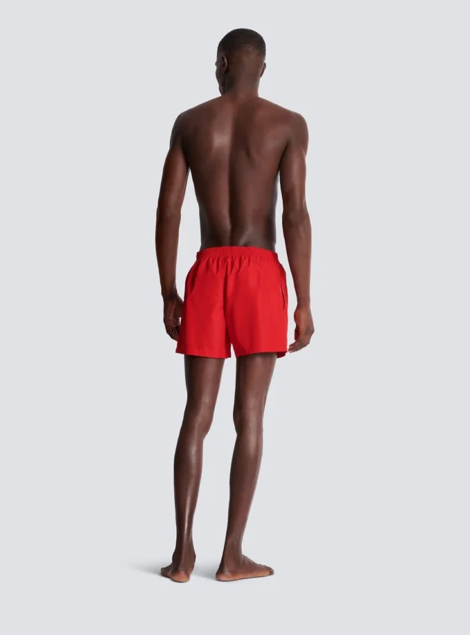 Balmain Paris broderade badshorts
