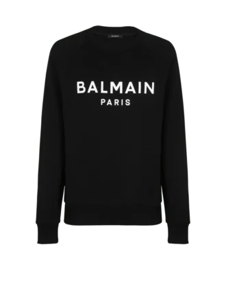 Balmain Paris-tryckt sweatshirt