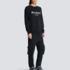 Balmain Paris-tryckt sweatshirt