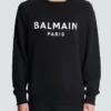Balmain Paris-tryckt sweatshirt