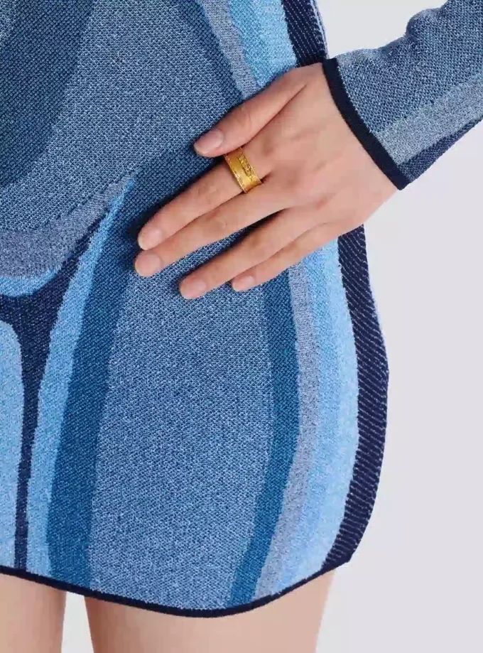 Balmain Signature Tubular ring