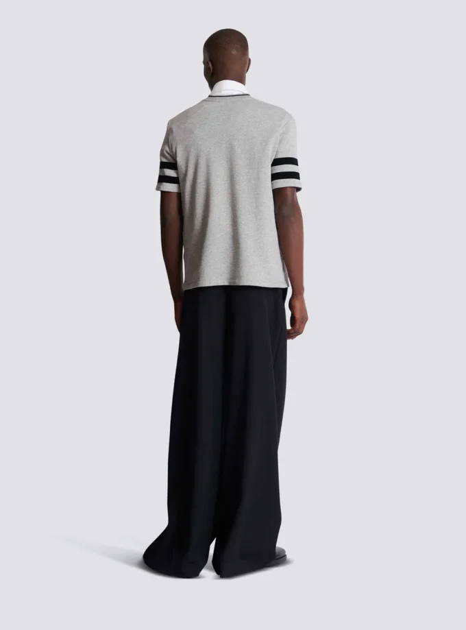 Balmain Sport T-shirt med V-ringning