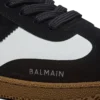 Balmain Swan sneakers i kalvskinn och mocka Balmain Swan sneakers i kalvskinn och mocka