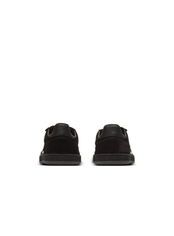 Balmain Swan sneakers i mocka och lackläder