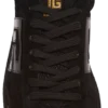 Balmain Swan sneakers i mocka och lackläder