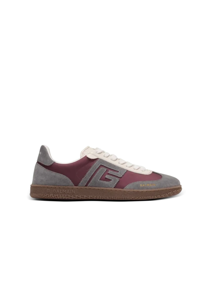 Balmain Swan sneakers i mocka och nylon