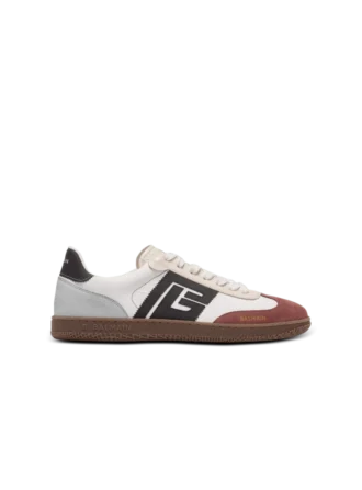 Balmain Swan sneakers i mocka och nylon