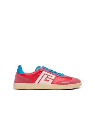 Balmain Swan sneakers i mocka och nylon