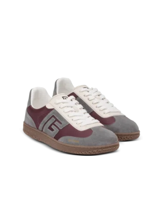 Balmain Swan sneakers i mocka och nylon