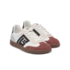 Balmain Swan sneakers i mocka och nylon