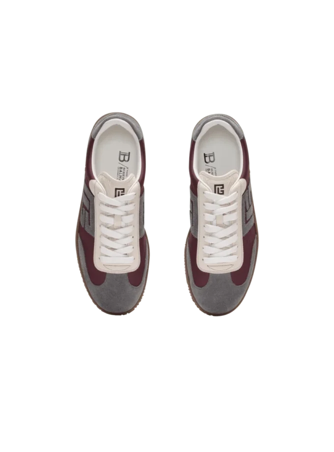 Balmain Swan sneakers i mocka och nylon